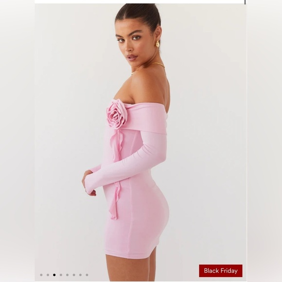 Peppermayo Women’s Cecilia Rose Mini Dress Candy Pink Size US 6 NWT - Picture 3 of 11